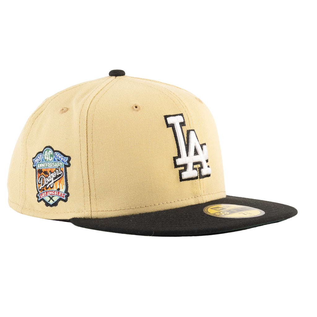 Los Angeles Dodgers Peanut Brown/Black "Two Tone" | New Era 59Fifty Fitted