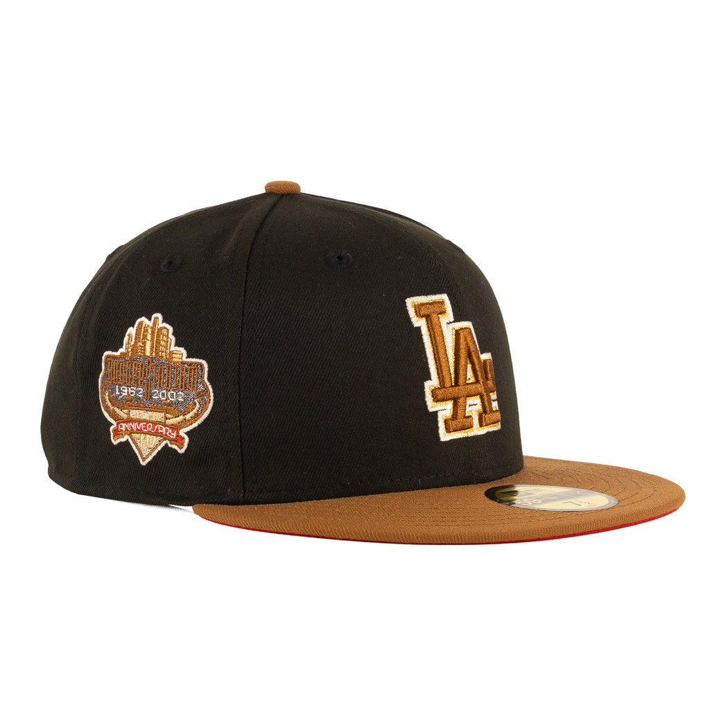 Los Angeles Dodgers Black/Toasted Brown "Two Tone" | New Era 59Fifty Fitted