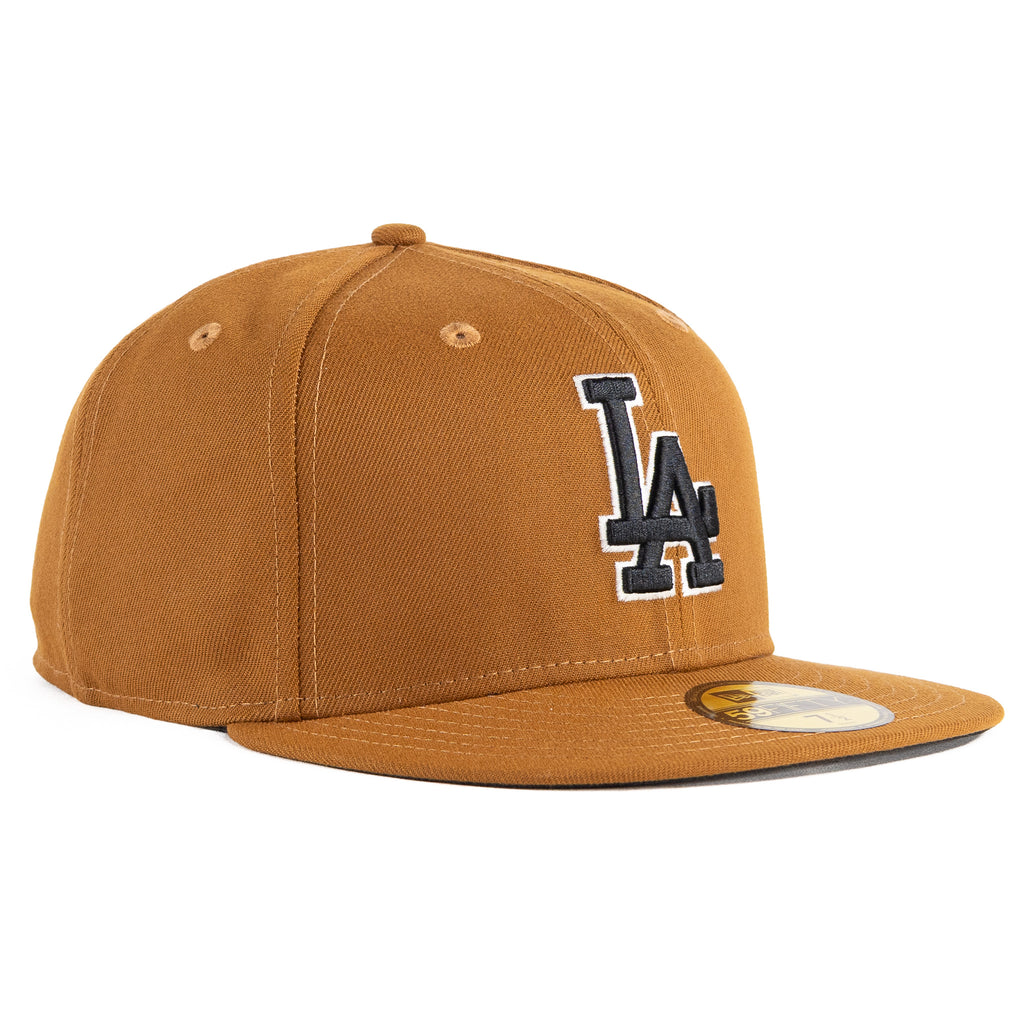 Los Angeles Dodgers Toasted Brown/Black/White "Outline Pack" | New Era 59Fifty Fitted