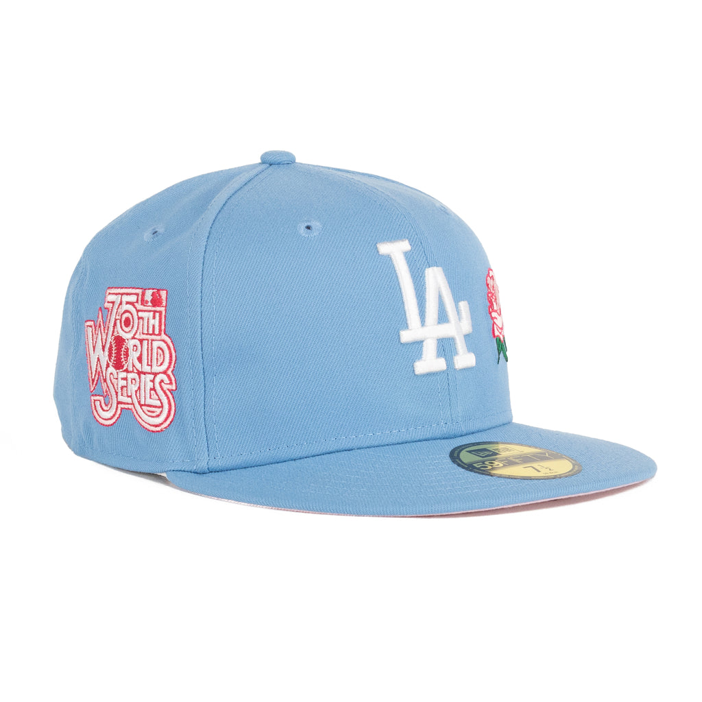 Los Angeles Dodgers Sky Blue "Rose" | New Era 59Fifty Fitted