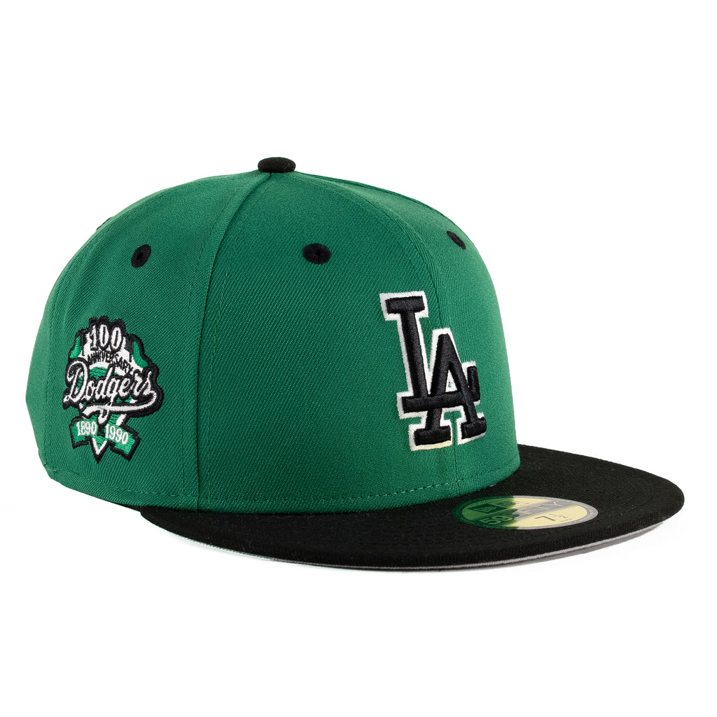 Los Angeles Dodgers Kelly Green/Black "Two Tone" | New Era 59Fifty Fitted