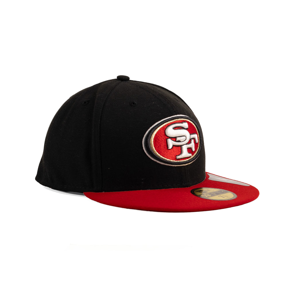 San Francisco 49ers Black/Scarlet Red "Two Tone" | New Era 59Fifty Fitted