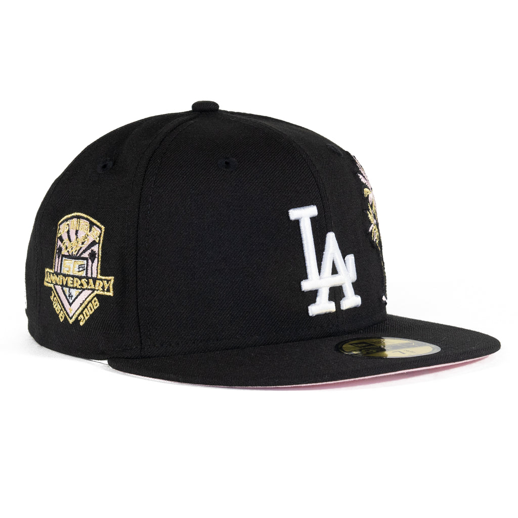 Los Angeles Dodgers Black/Pink "Palm Tree" | New Era 59Fifty Fitted