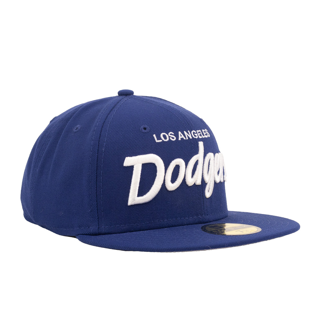 Los Angeles Dodgers Game Blue/White "Script" | New Era 59Fifty Fitted
