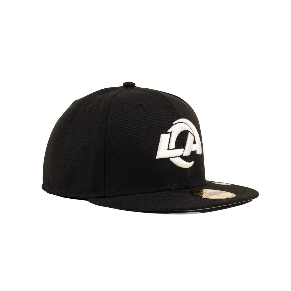 Los Angeles Rams Black/White "Basic" | New Era 59Fifty Fitted