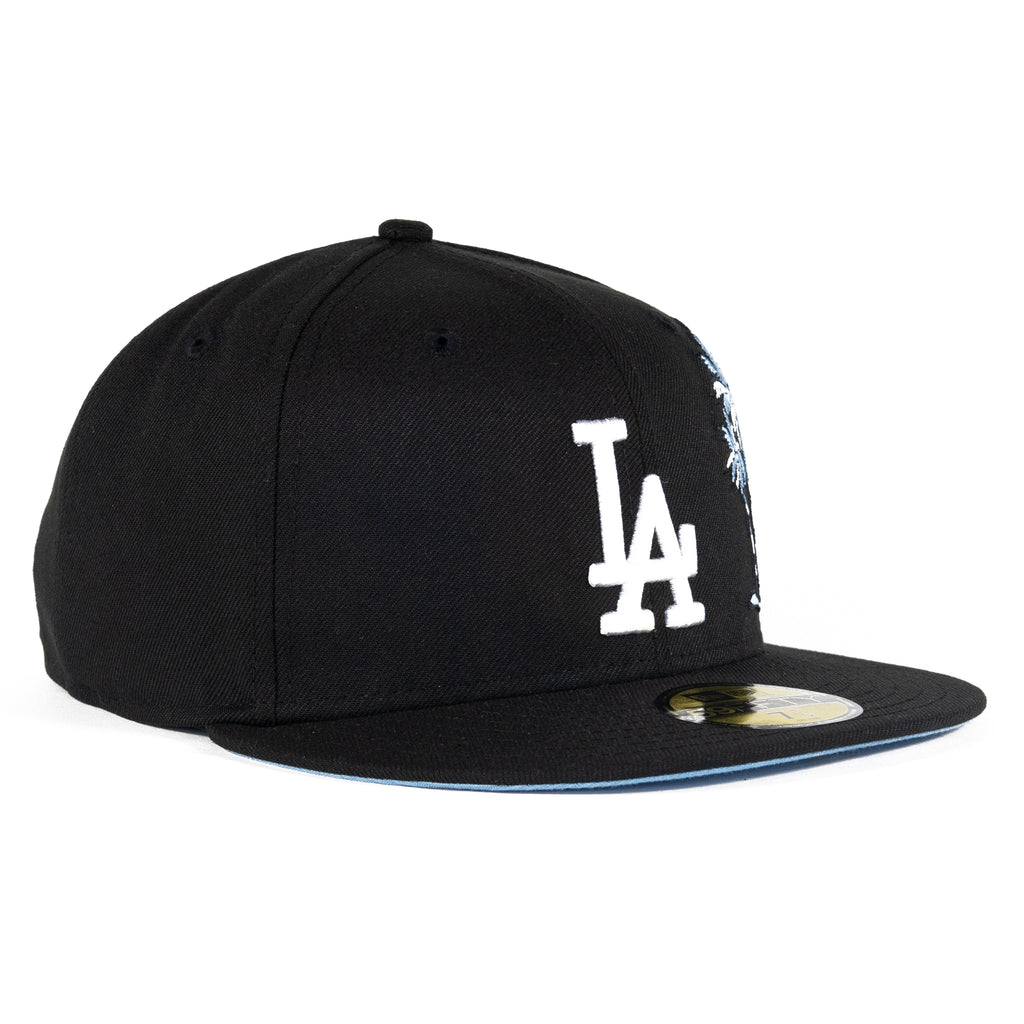 Los Angeles Dodgers Black/Sky Blue "Palm Tree" | New Era 59Fifty Fitted