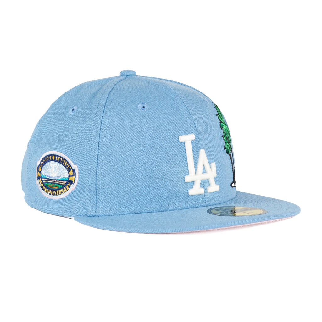 Los Angeles Dodgers Sky Blue/Pink "Palm Tree" | New Era 59Fifty Fitted