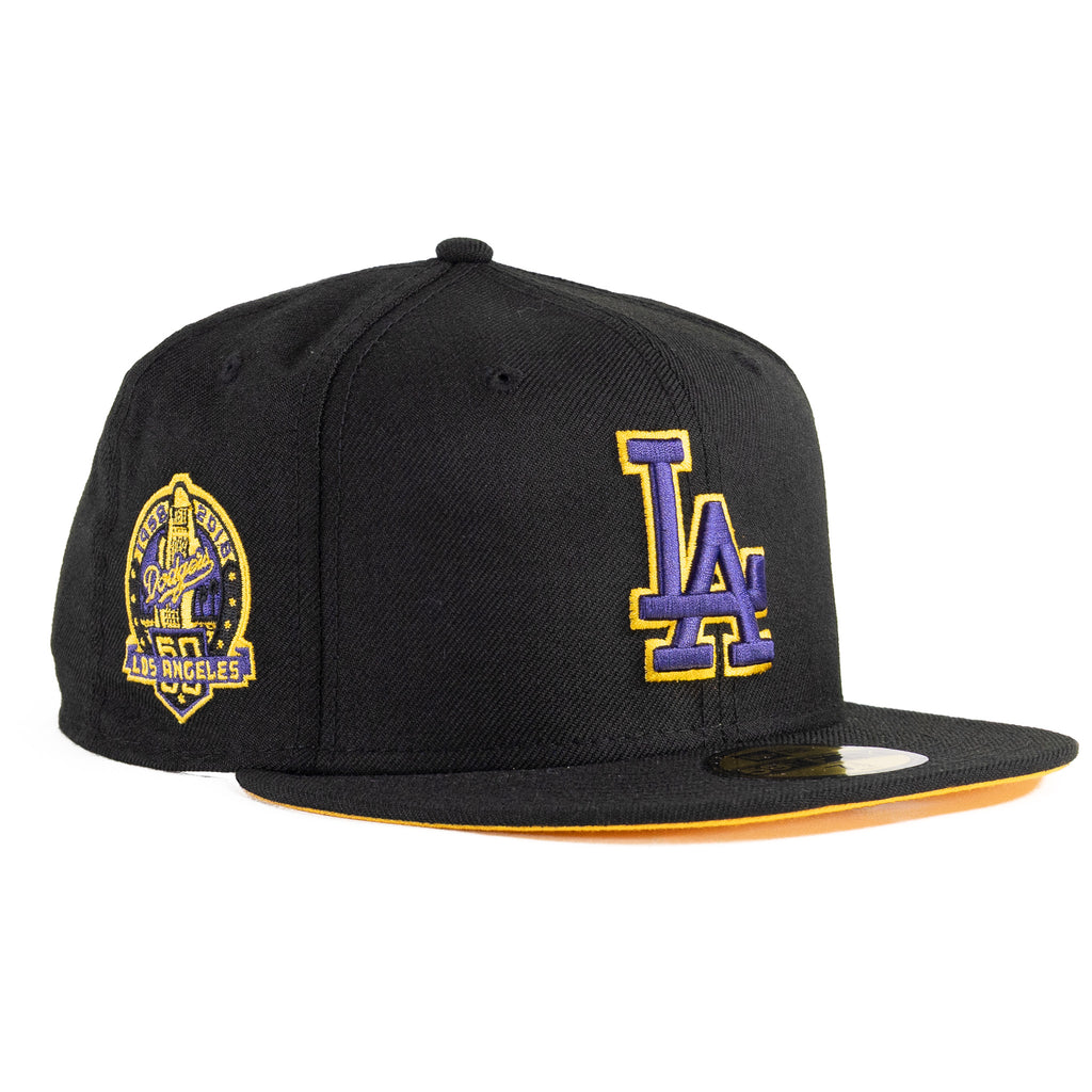 Los Angeles Dodgers Black/Purple/Yellow "Outline Pack" | New Era 59Fifty Fitted