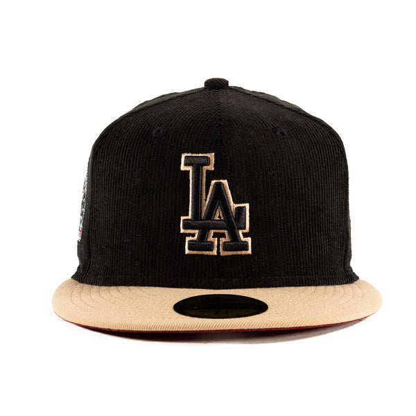 Los Angeles Dodgers Black Corduroy/Camel Tan 