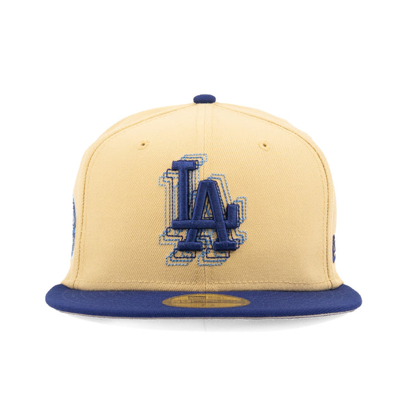 Los Angeles Dodgers Vegas Gold/Dark Royal Blue Illusion Logo 