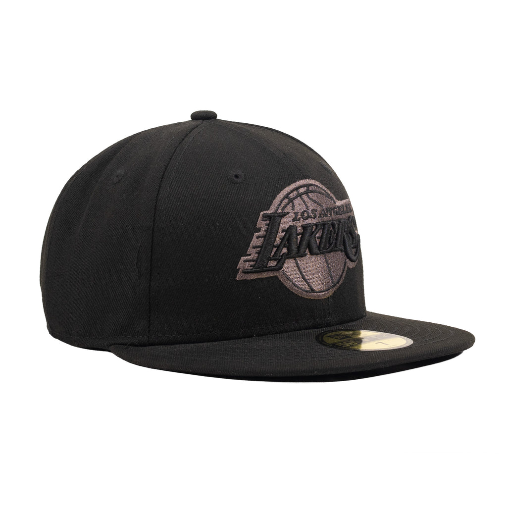 Los Angeles Lakers Black/Graphite "Basic" | New Era 59Fifty Fitted