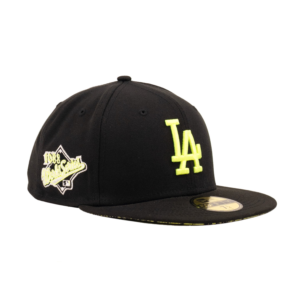 Los Angeles Dodgers Black/Volt Green "Summer Pop" | New Era 59Fifty Fitted