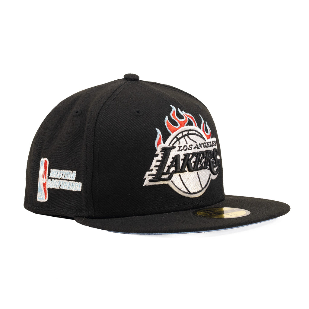 Los Angeles Lakers Black "Team Fire" | New Era 59Fifty Fitted