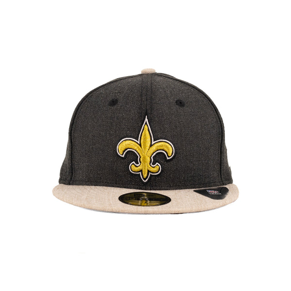 New Orleans Saints Heather Black/Tan 