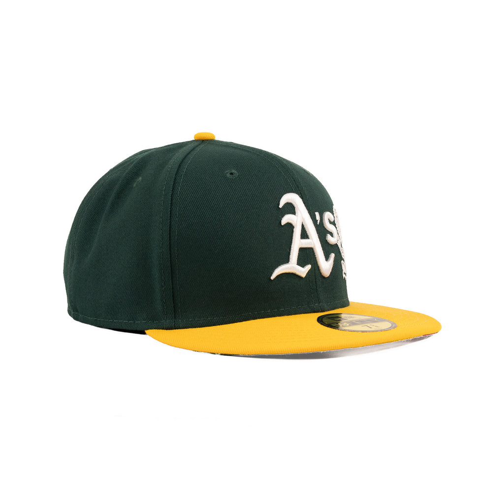 Oakland Athletics Dark Green/Yellow "Bandana" | New Era 59Fifty Fitted
