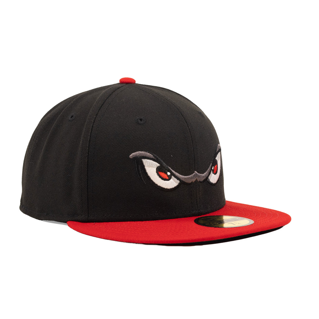 Lake Elsinore Storm Black/Scarlet Red "Two Tone" | New Era 59Fifty Fitted