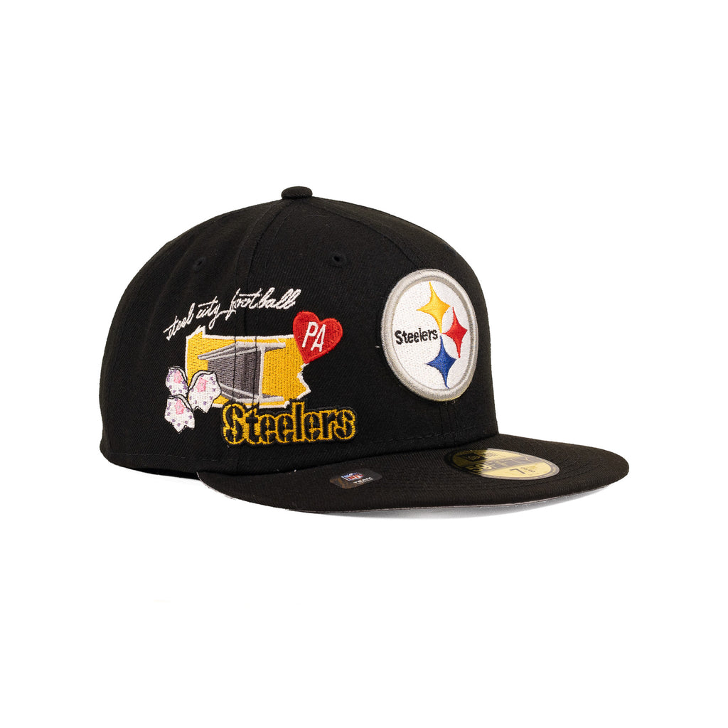 Pittsburgh Steelers Black "State" | New Era 59Fifty Fitted