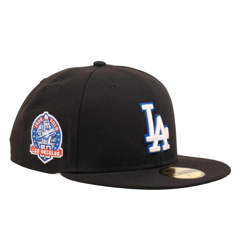Los Angeles Dodgers Black/Metallic Blue "Metallic Pack" | New Era 59Fifty Fitted