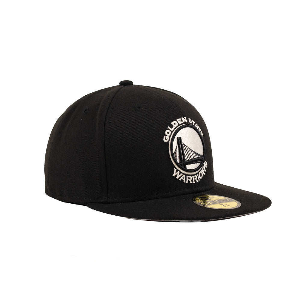 Golden State Warriors Black/White "Basic" | New Era 59Fifty Fitted