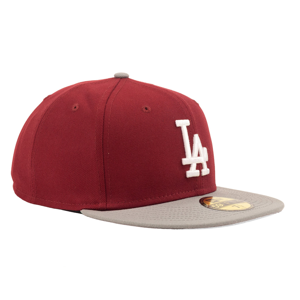 Los Angeles Dodgers Cardinal Red/Midnight Gray "Two Tone" | New Era 59Fifty Fitted