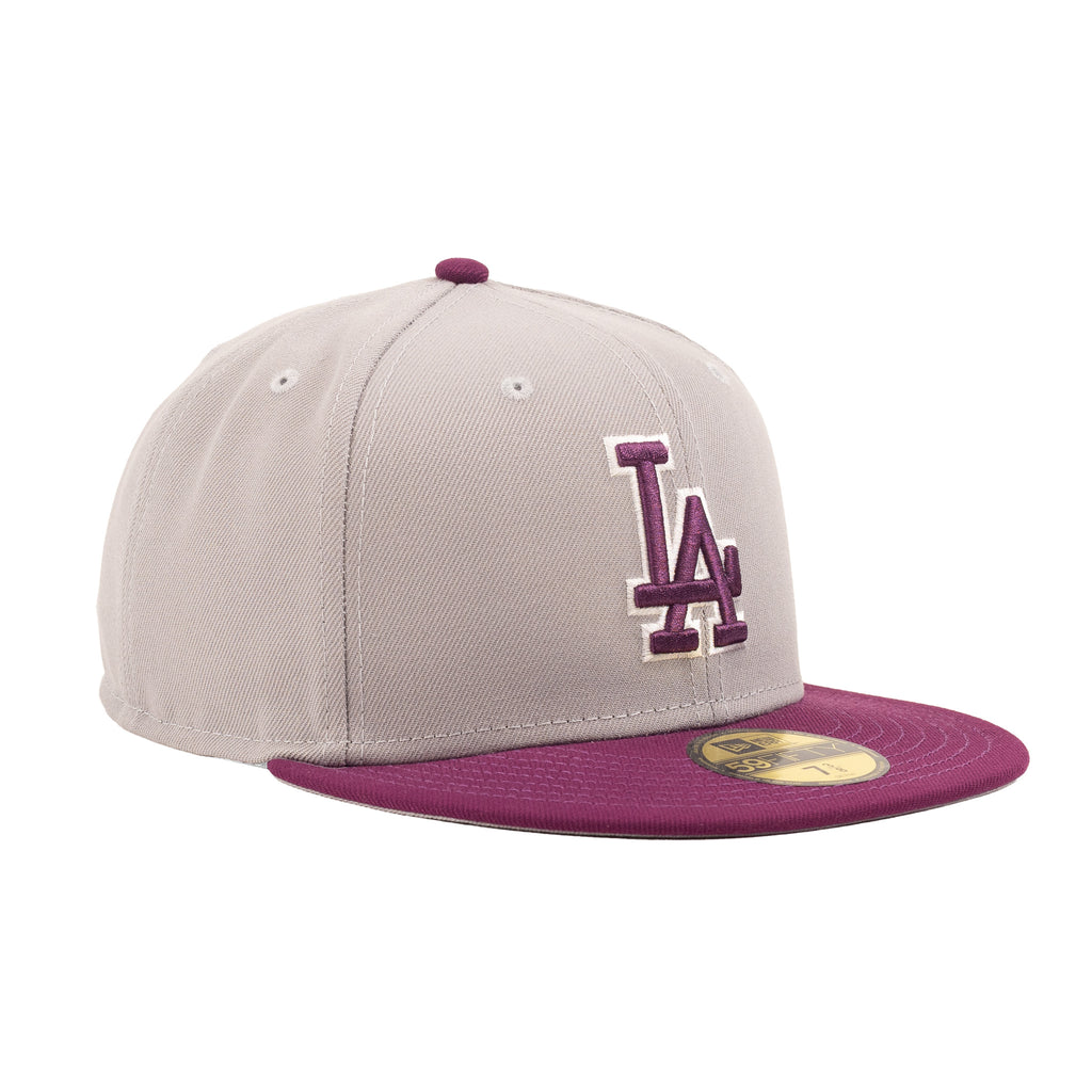 Los Angeles Dodgers Graphite/Purple "Two Tone" | New Era 59Fifty Fitted