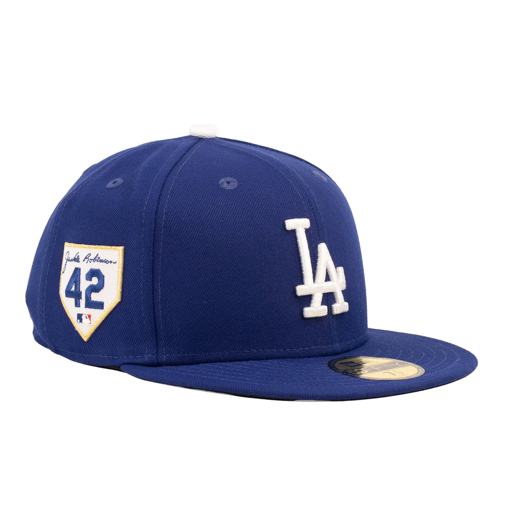 Los Angeles Dodgers Game Blue w #42 Patch "Jackie Robinson" | New Era 59Fifty Fitted