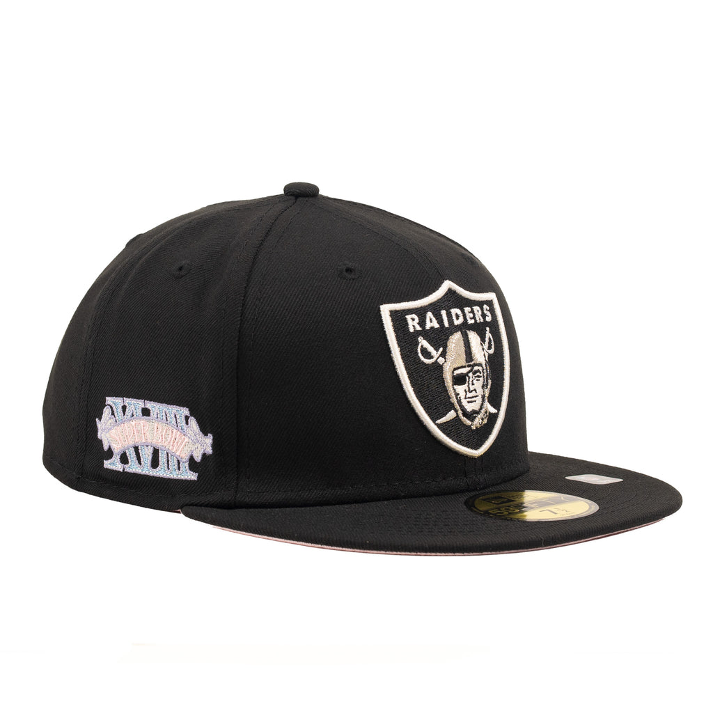 Las Vegas Raiders Black/Pink "Pop Sweat" | New Era 59Fifty Fitted