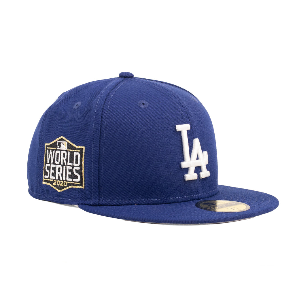 Los Angeles Dodgers Game Blue w 2020 World Series Patch "Authentic Collection" | New Era 59Fifty Fitted