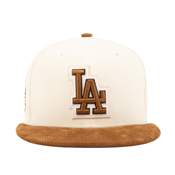 Los Angeles Dodgers Chrome White/Toasted Brown Corduroy 
