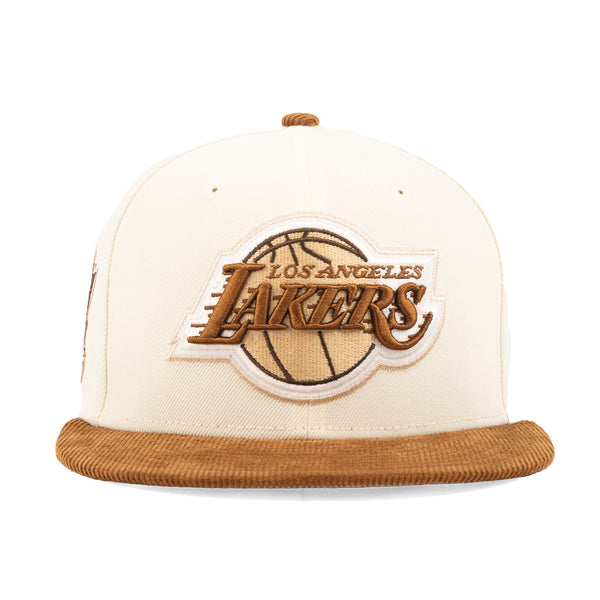 Los Angeles Lakers Chrome White/Toasted Brown Corduroy 