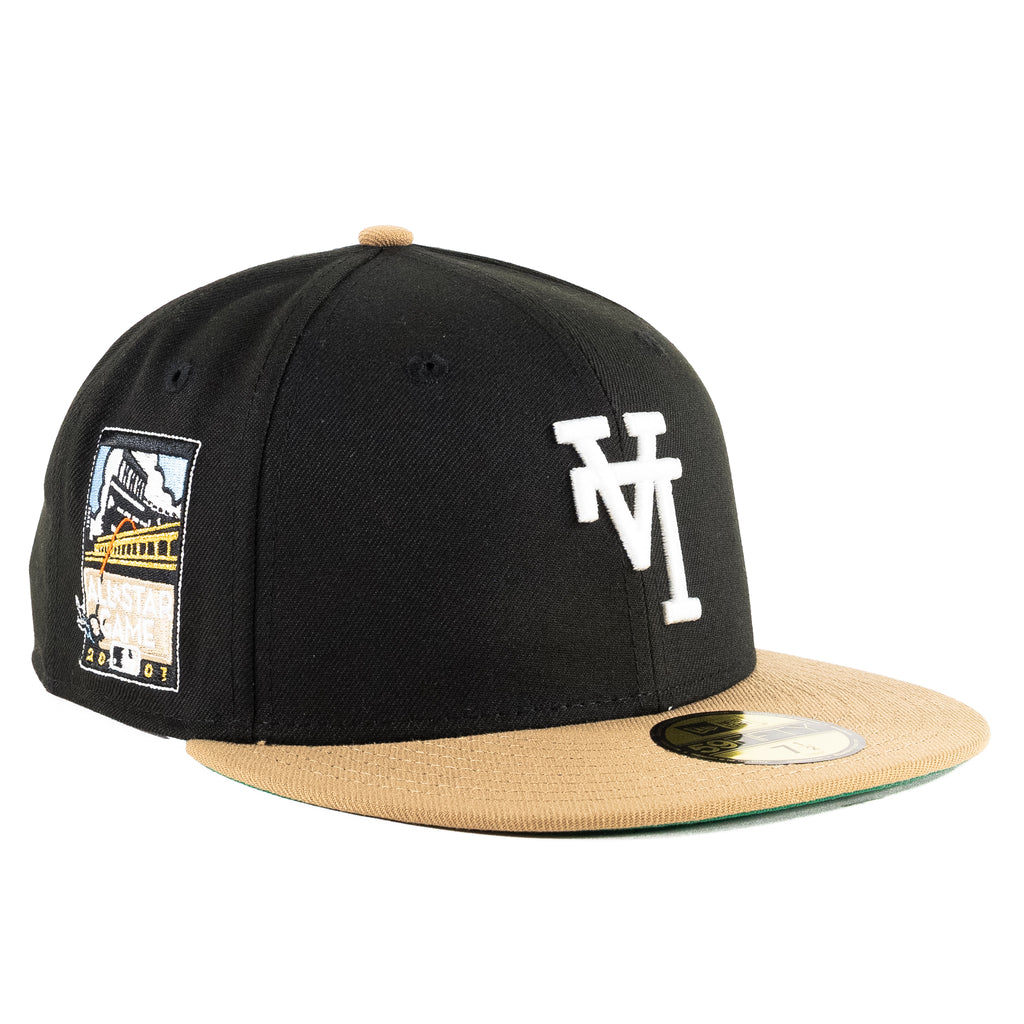 Los Angeles Dodgers Black/Peanut Brown "Upside Down" | New Era 59Fifty Fitted