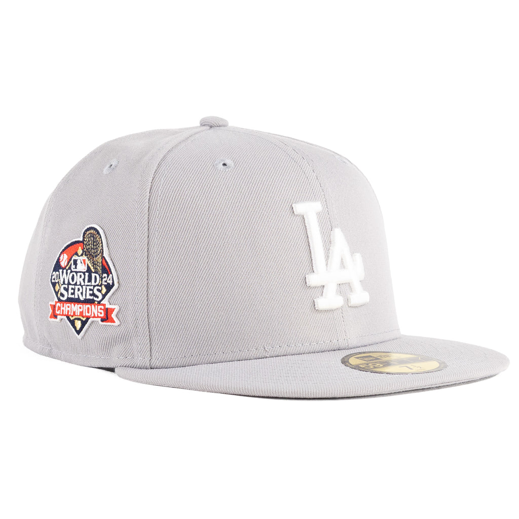 Los Angeles Dodgers Light Gray "Champs of 24'" | New Era 59Fifty Fitted