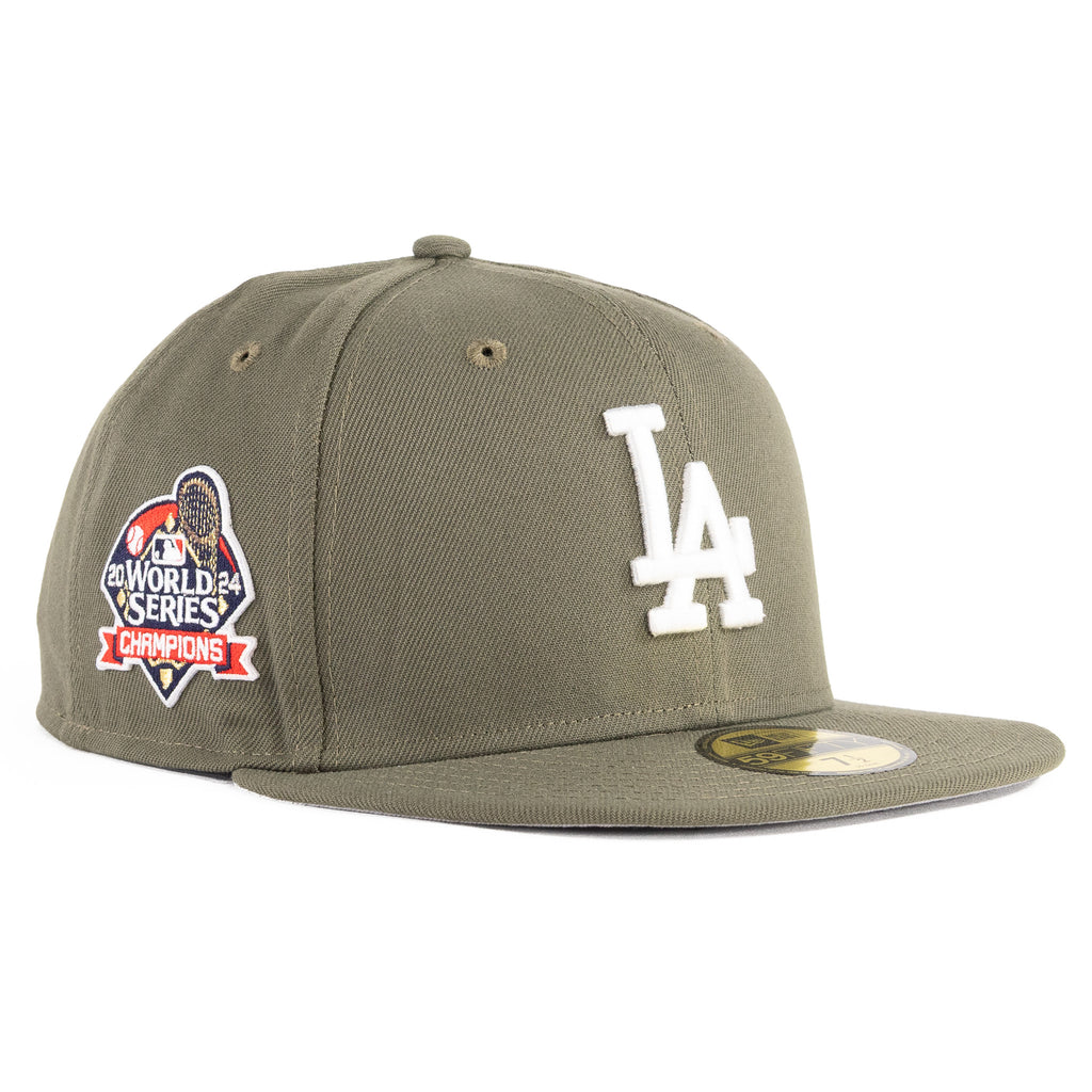Los Angeles Dodgers Olive Green "Champs of 24'" | New Era 59Fifty Fitted