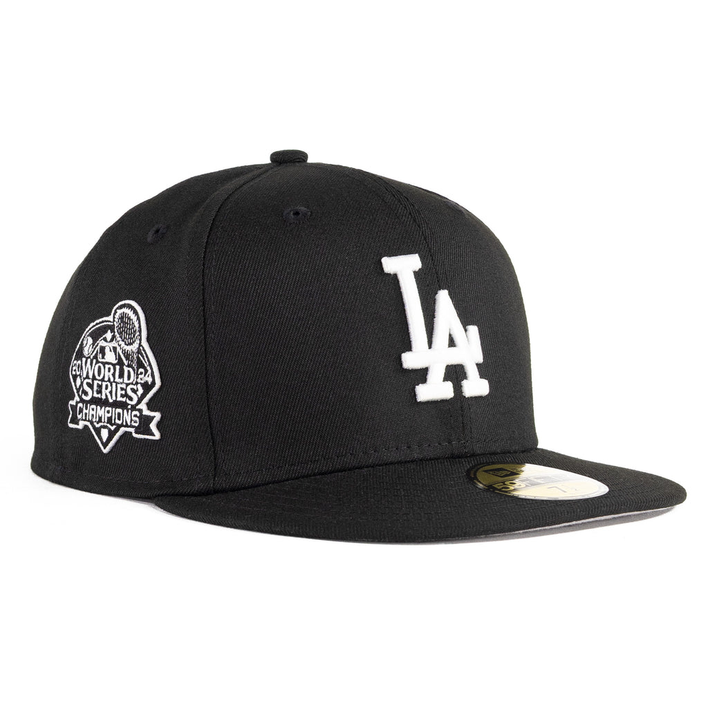 Los Angeles Dodgers Black /White "Champs of 24'" | New Era 59Fifty Fitted