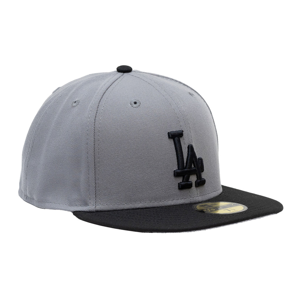 Los Angeles Dodgers Storm Gray/Black "Two Tone" | New Era 59Fifty Fitted
