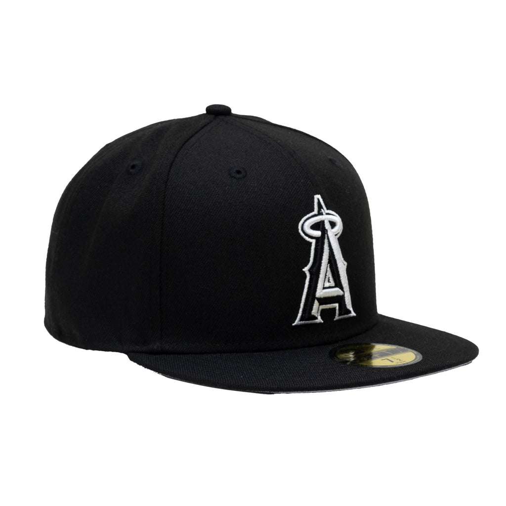 Los Angeles Angels Black/White "Basic" | New Era 59Fifty Fitted