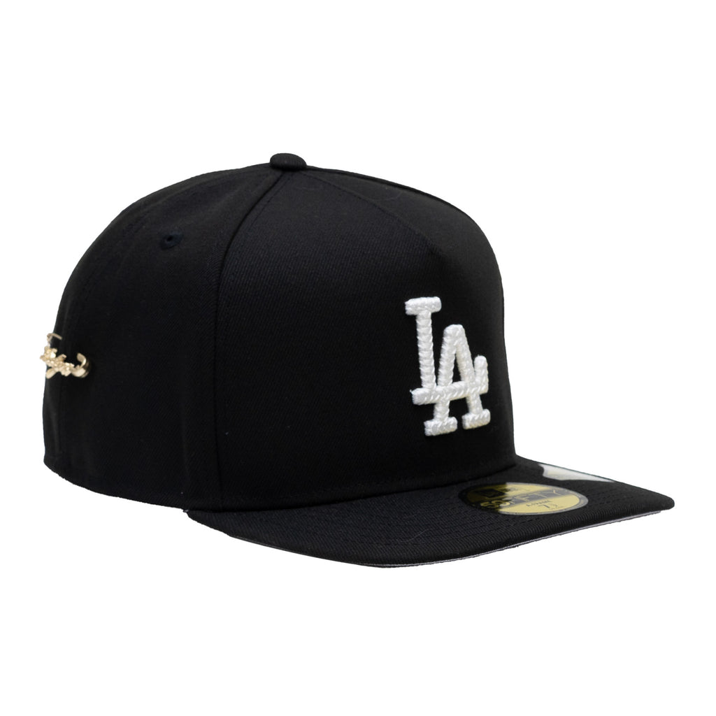 Los Angeles Dodgers Black/White "Safety Pin" | New Era 59Fifty A-Frame Fitted