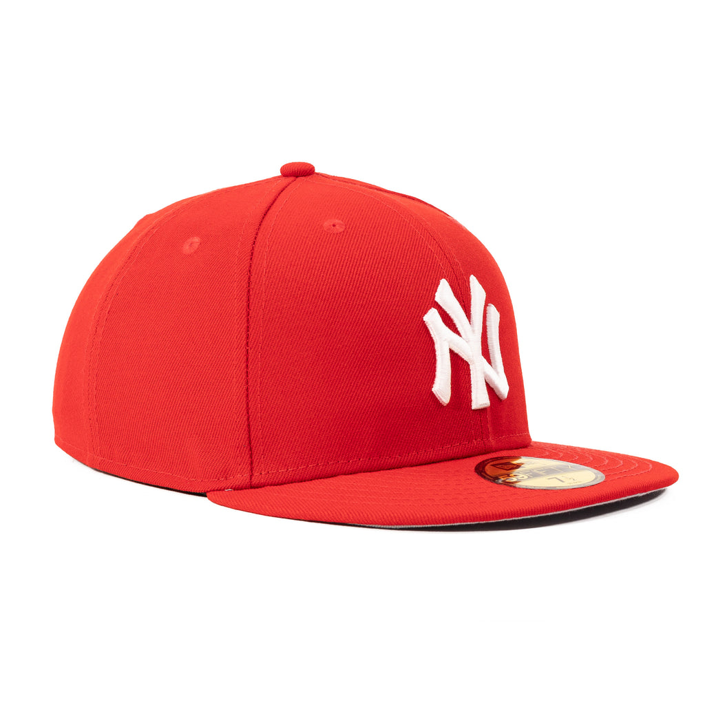 New York Yankees Scarlet Red "Basic" | New Era 59Fifty Fitted