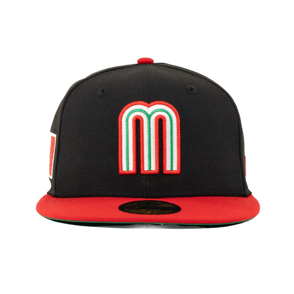 Mexico Baseball Black/Scarlet Red 