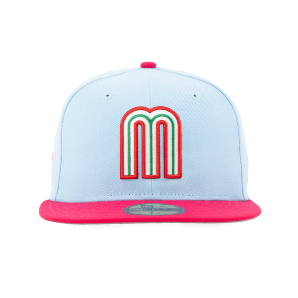 Mexico Baseball Sky Blue/Magenta 