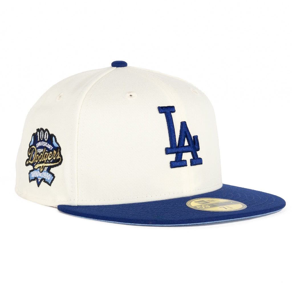 Los Angeles Dodgers Chrome White/Game Blue "Chrome Pack" | New Era 59Fifty Fitted