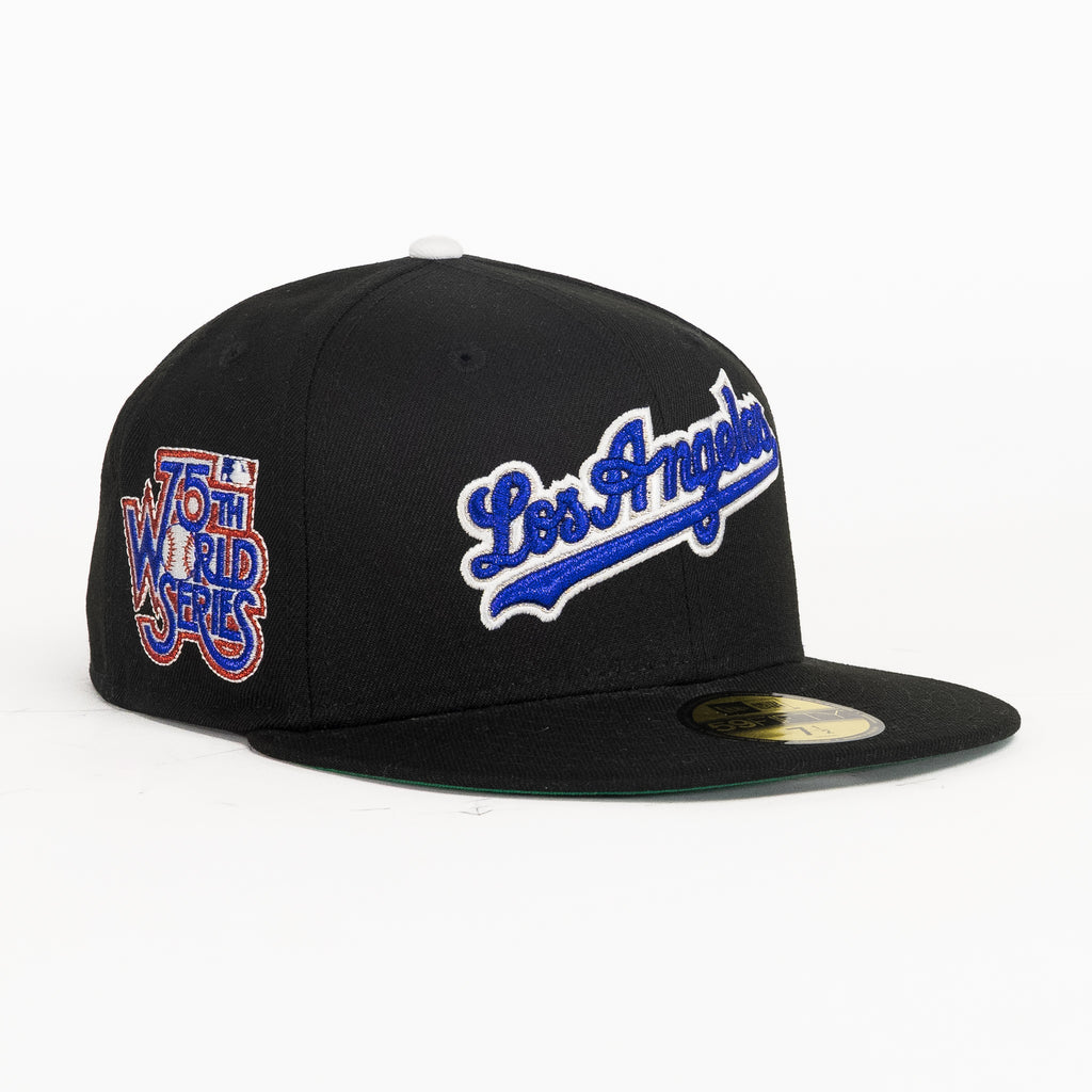 Los Angeles Dodgers Black/Matte Blue "Script" | New Era 59Fifty Fitted