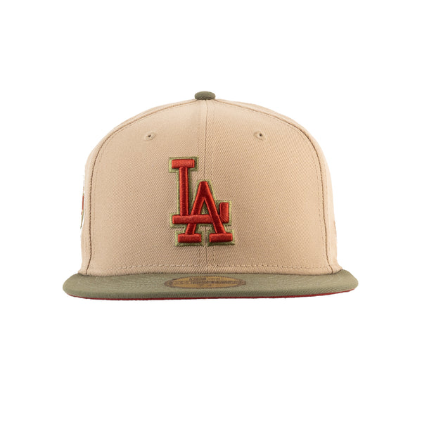 Los Angeles Dodgers Camel Tan/Olive Green/Cardinal Red 
