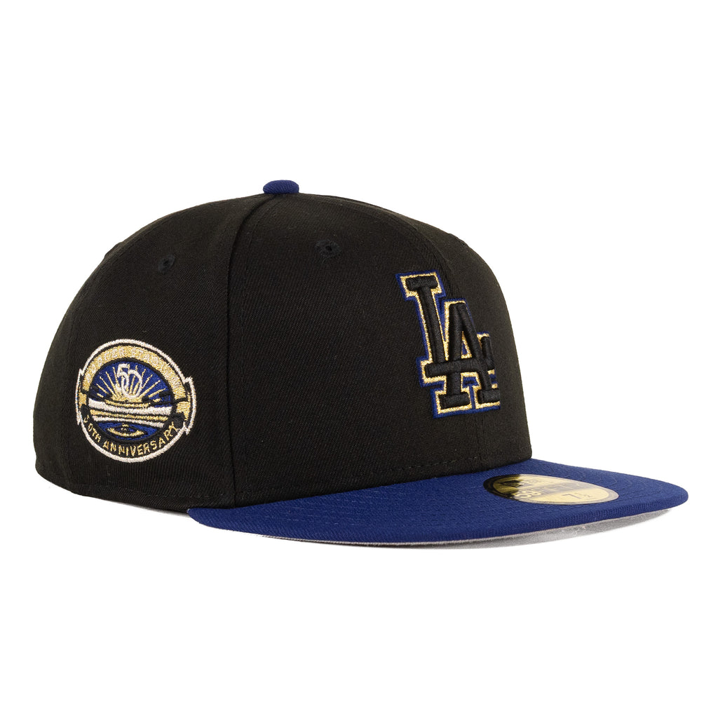 Los Angeles Dodgers Black/Game Blue "Two Tone" | New Era 59Fifty Fitted