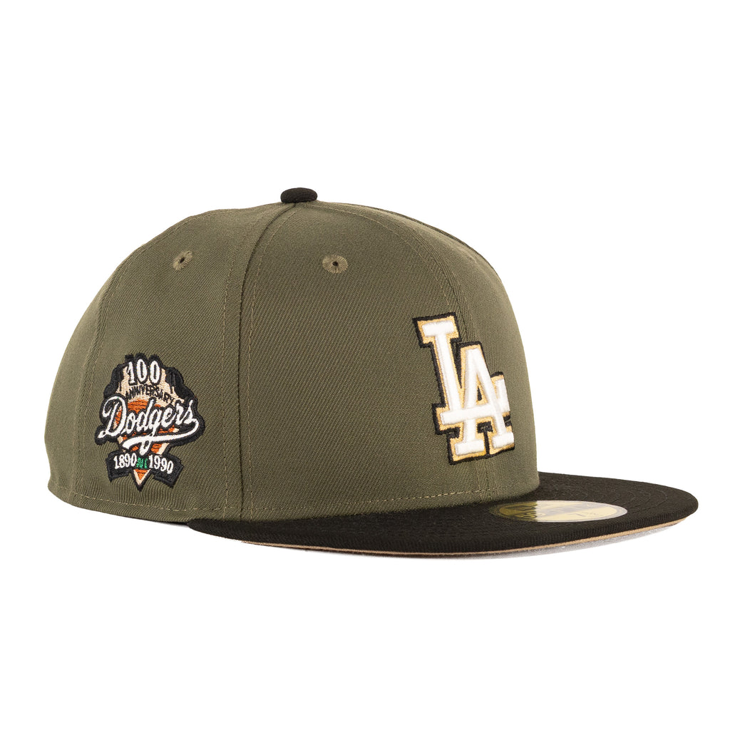 Los Angeles Dodgers Olive Green/Black "Two Tone" | New Era 59Fifty Fitted