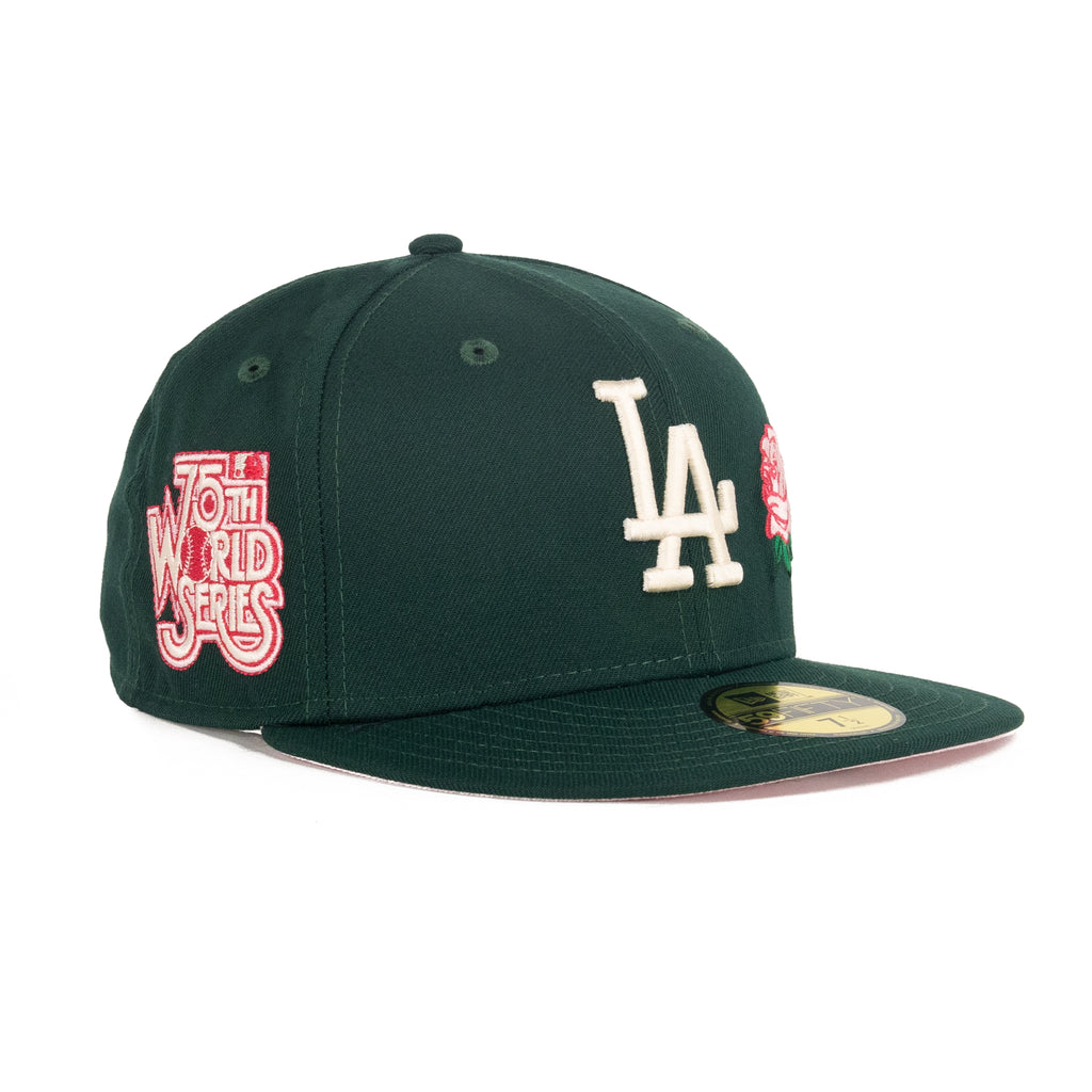 Los Angeles Dodgers Dark Green "Rose" | New Era 59Fifty Fitted