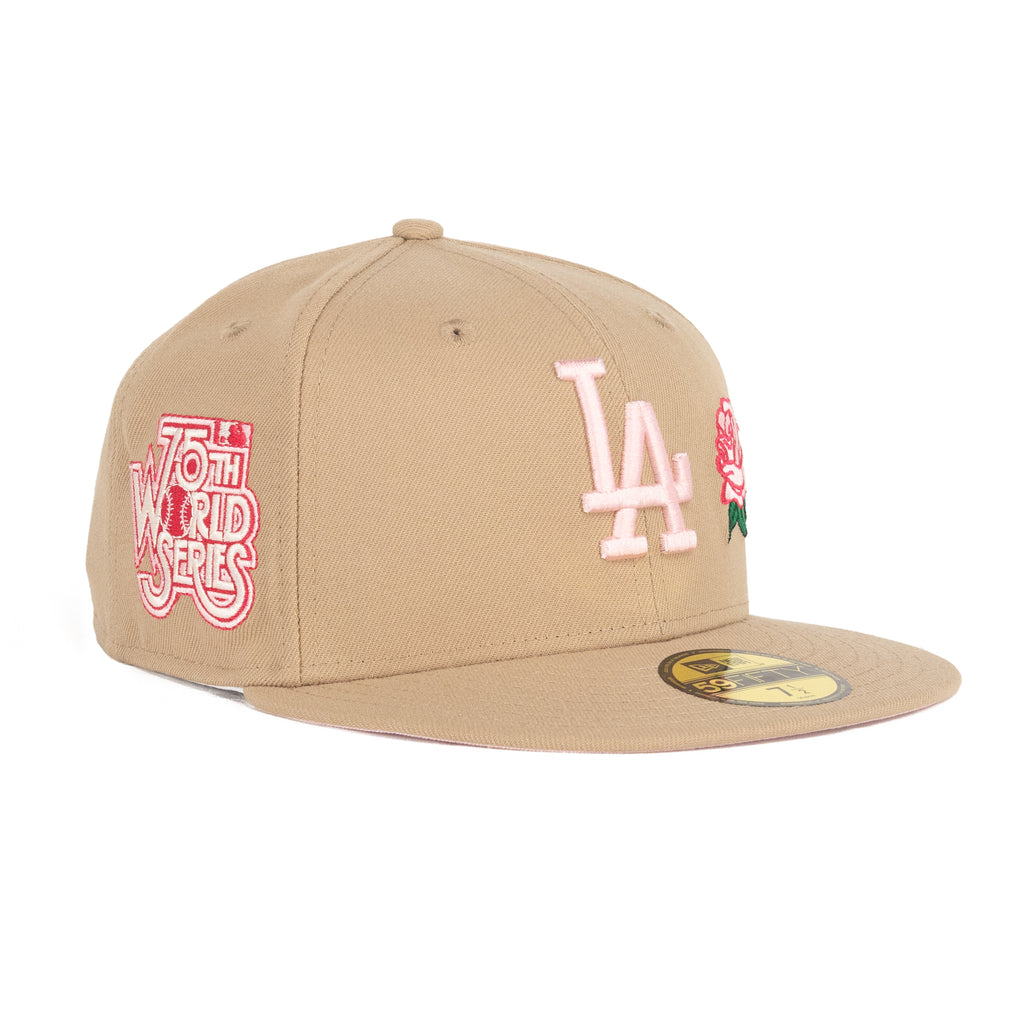 Los Angeles Dodgers Camel Tan "Rose" | New Era 59Fifty Fitted
