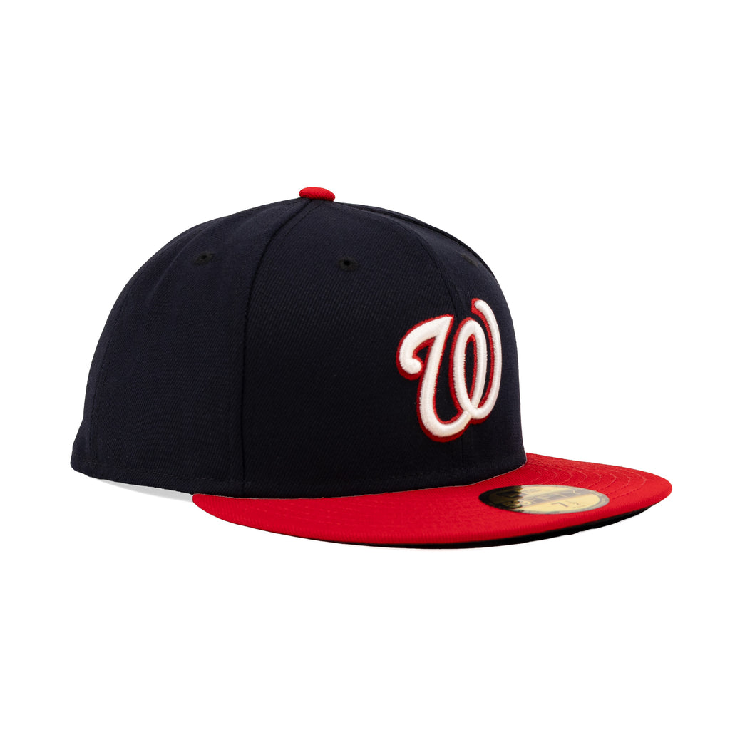 Washington Nationals Navy Blue/Scarlet Red ALT "Authentic Collection" | New Era 59Fifty Fitted