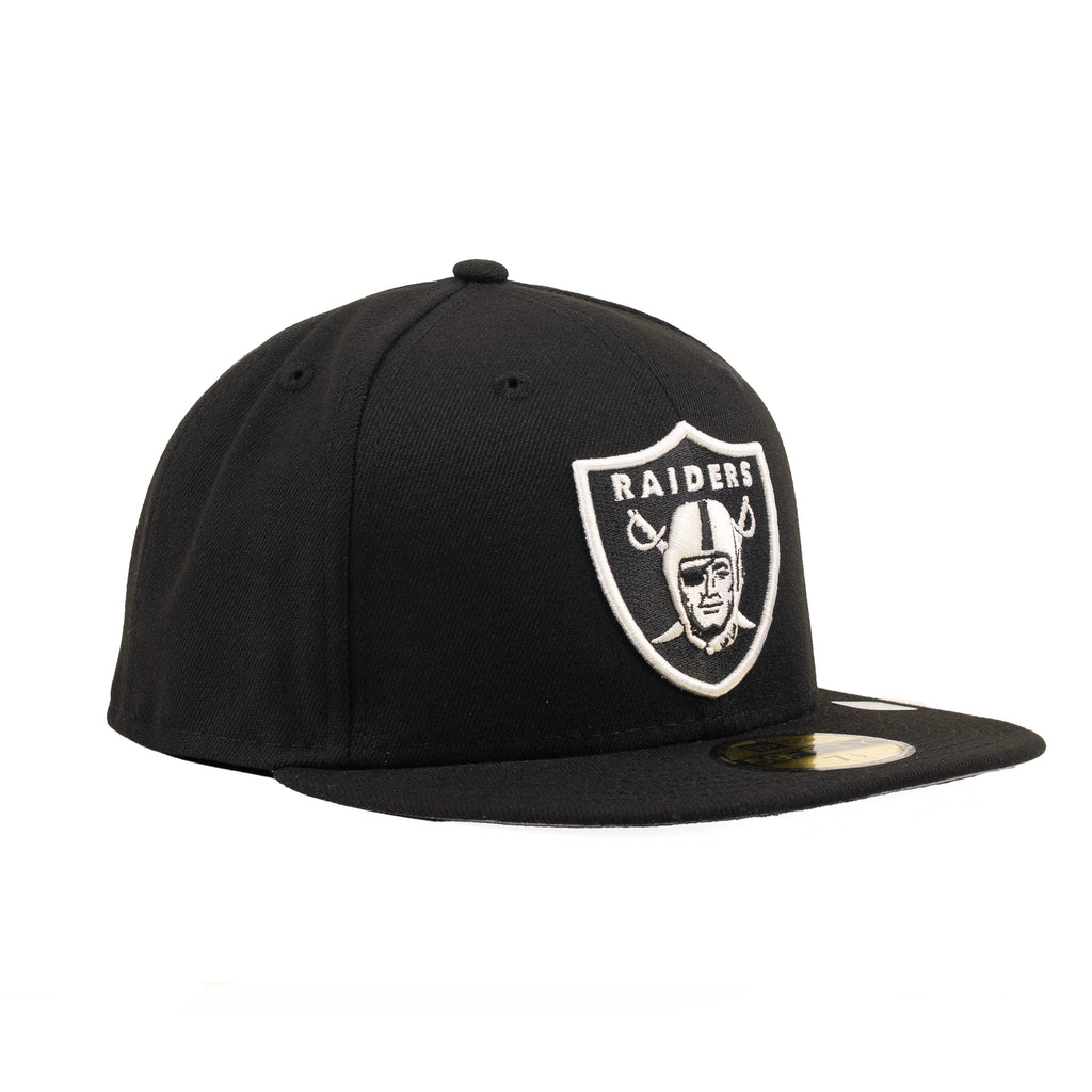 Las Vegas Raiders Black/White "Basic" | New Era 59Fifty Fitted