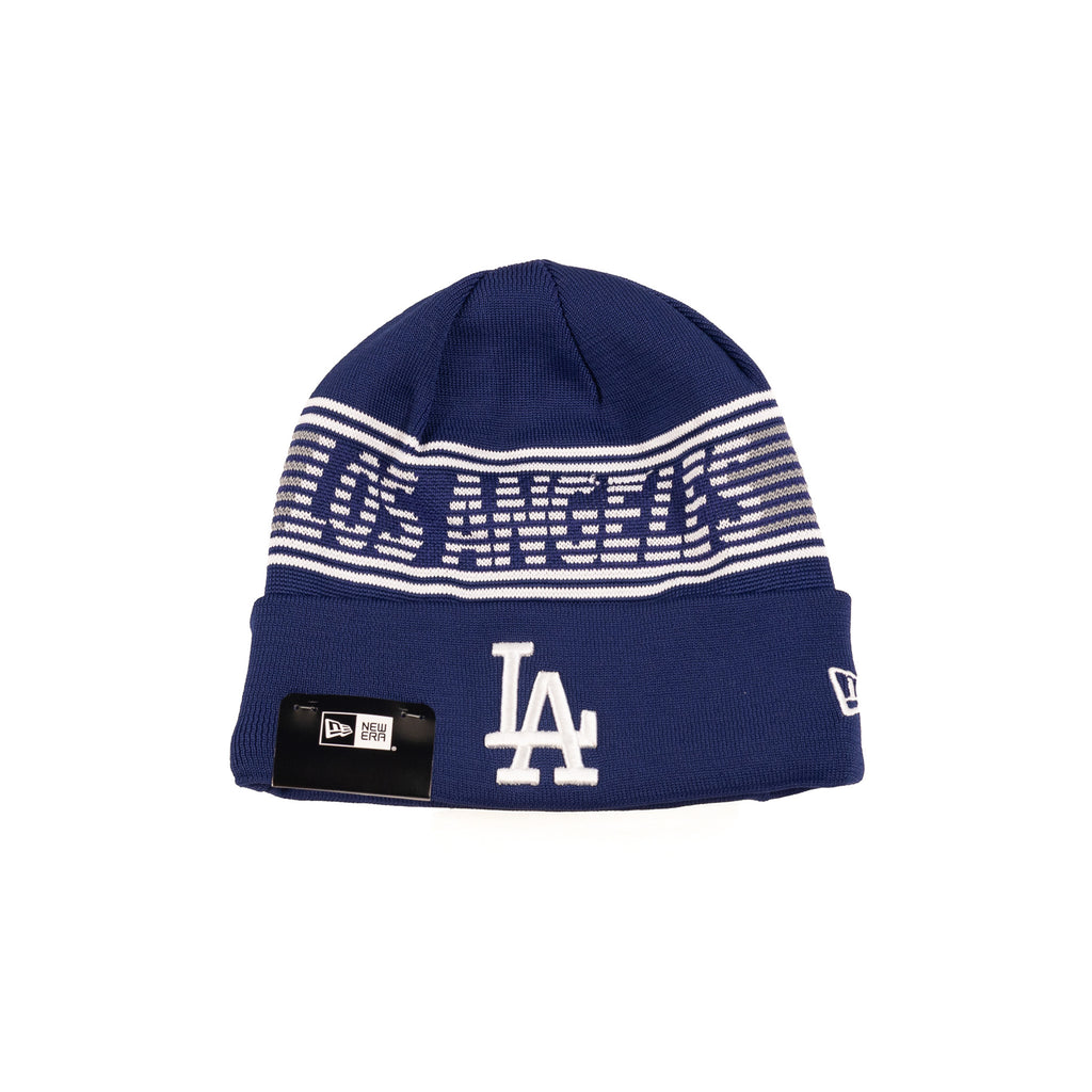 Los Angeles Dodgers Dark Royal Blue "MLB Sideline 24" | New Era Cuff Knit